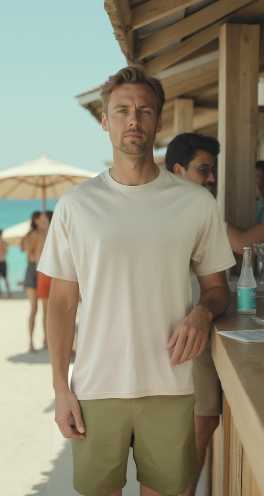 Coastal Comfort Tee Off White