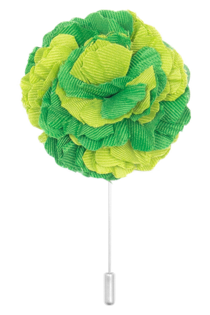 Lawn Green & Forest Green Lapel Pin