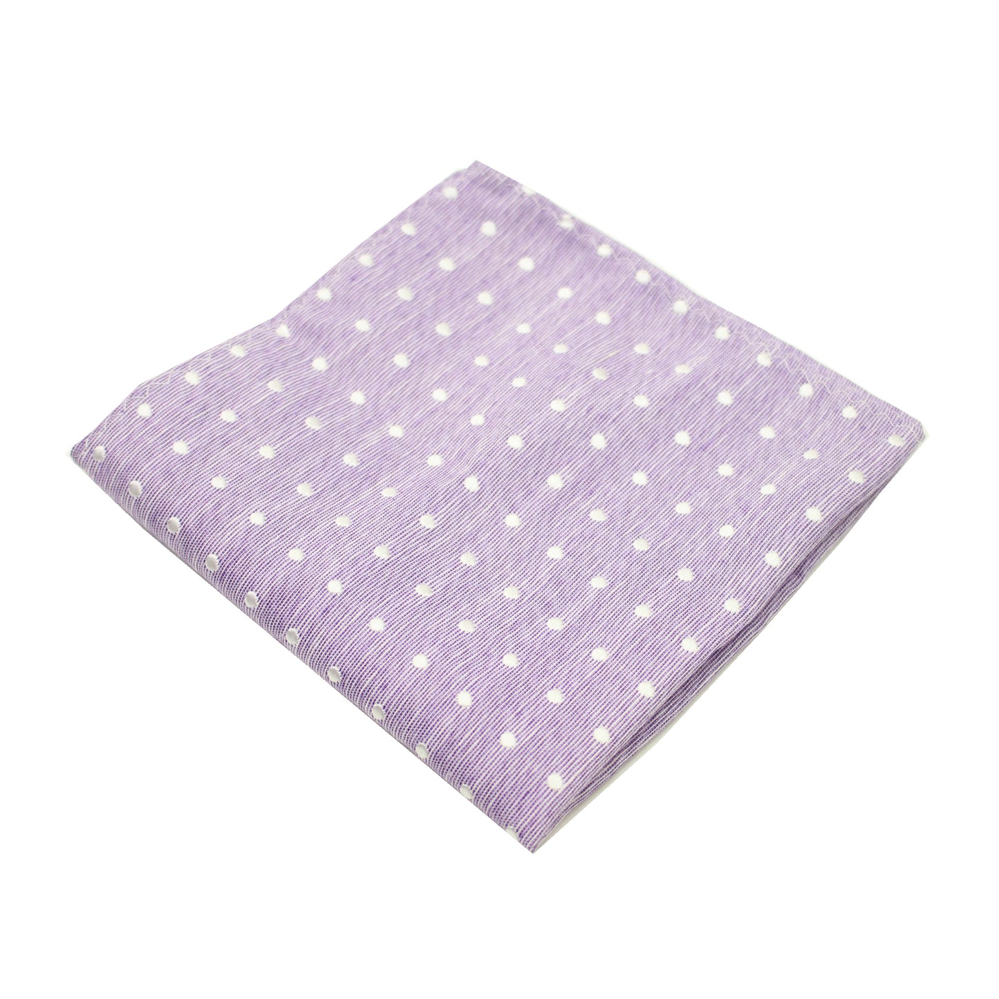 Lavender & White Polkadot Pocket Square