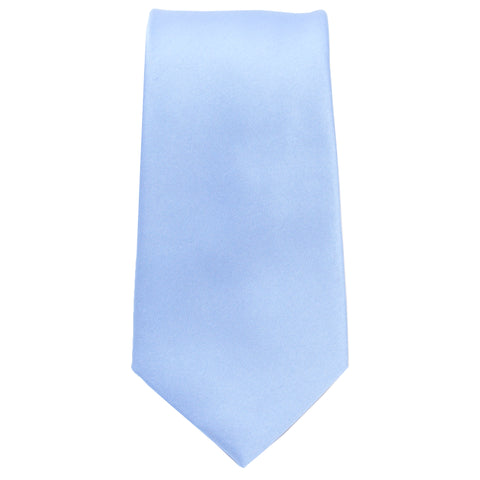Sky Blue Satin Tie