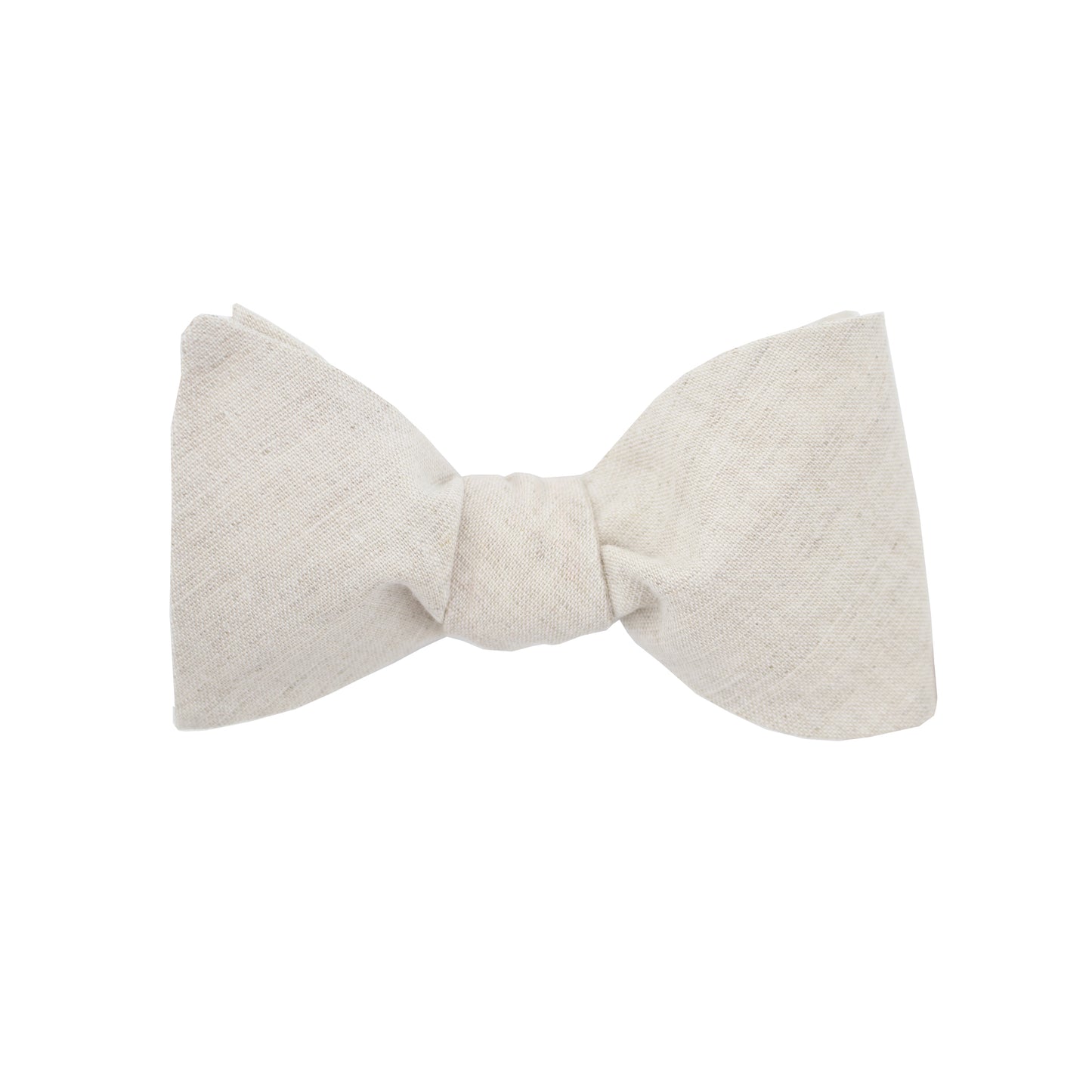 Ivory Self Tie Bow Tie
