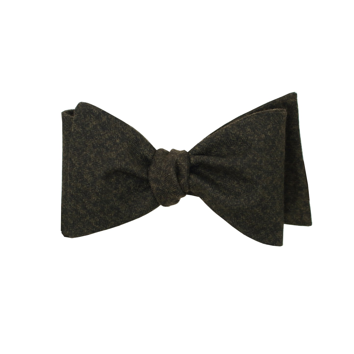 Dark Olive Self Tie Bow Tie