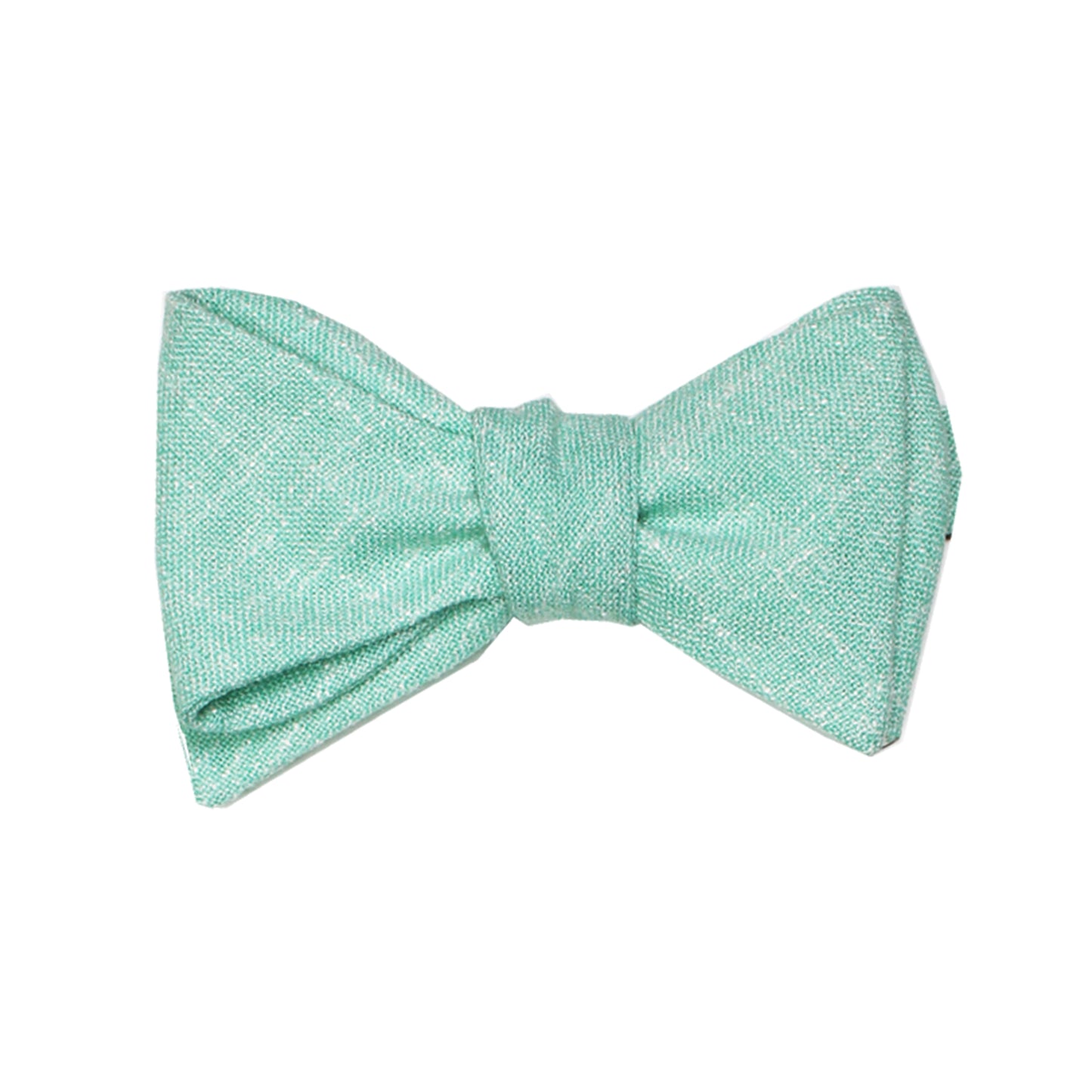 Heather Seafoam Green Self Tie Bow Tie