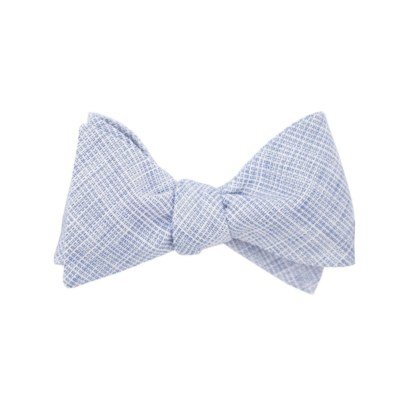 Sky Blue Self Tie Bow Tie