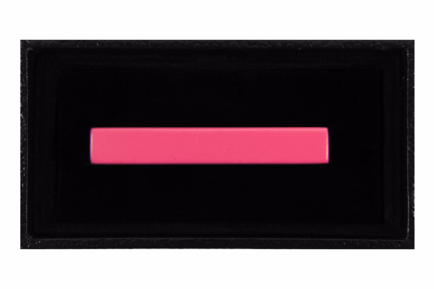 Solid Matte Pink Tie Clip