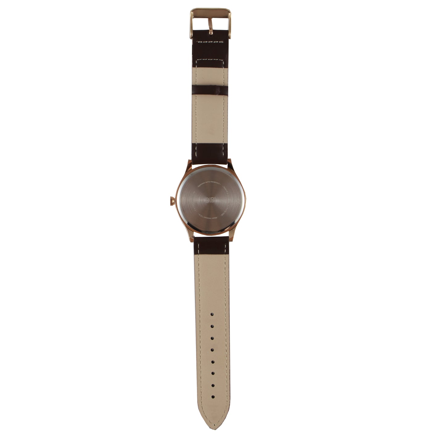 Rose Gold & Black Classic Timepiece