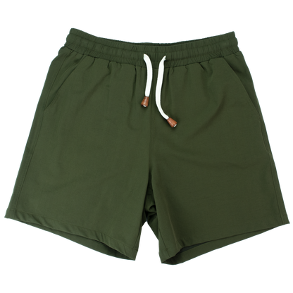 Shoreline Flow Olive Swim Trunks