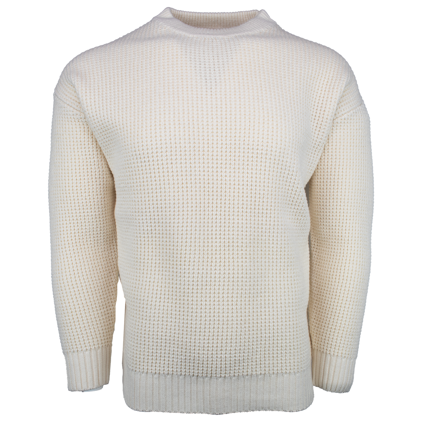 Cable Crew Neck- Cream