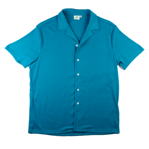 Teal Camp Knit