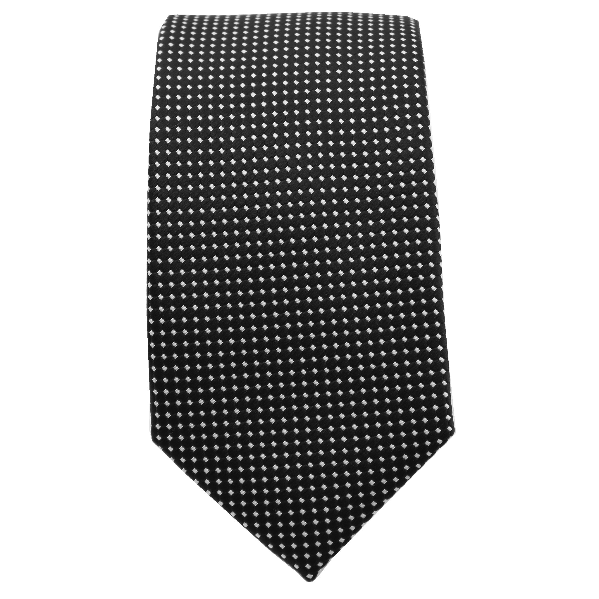 Black & White Checkered Tie