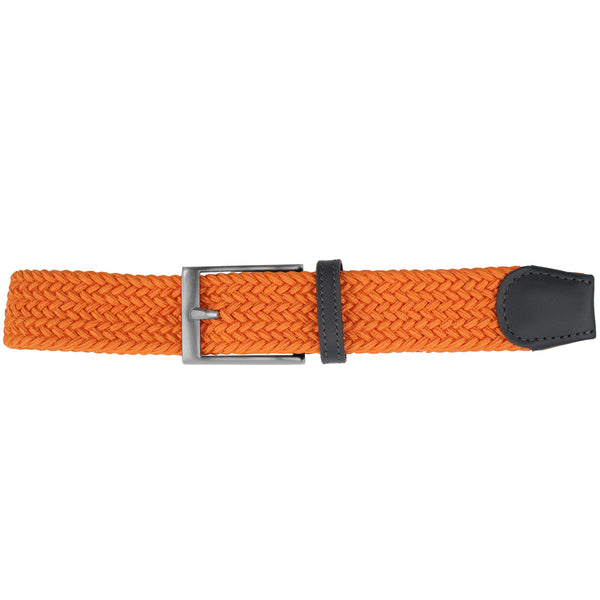 Solid Bright Orange Elastic Belt