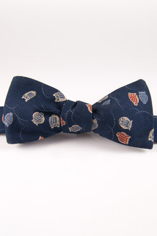 Blue Hoots Self Tie Bow Tie