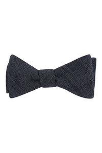 Black Asphalt Self Tie Bow Tie