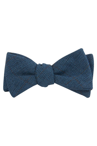 Blue Burhop Self Tie Bow Tie