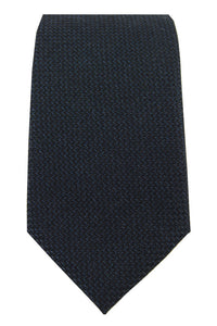 Black & Fine Blue Accent Tie