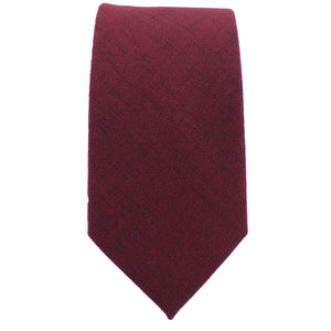 Cotton Burgundy Tie from DIBI