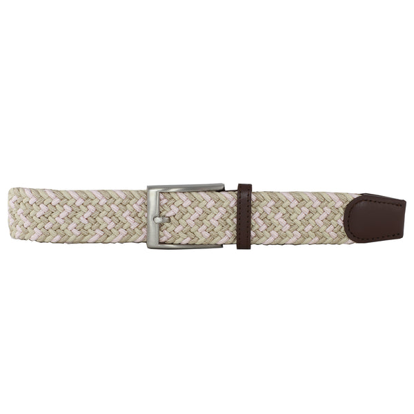 Beige, Humus, & Pink Elastic Belt