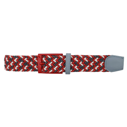 Red, Grey, & White Elastic Belt