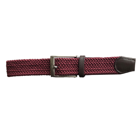 Burgundy Elastic Belt