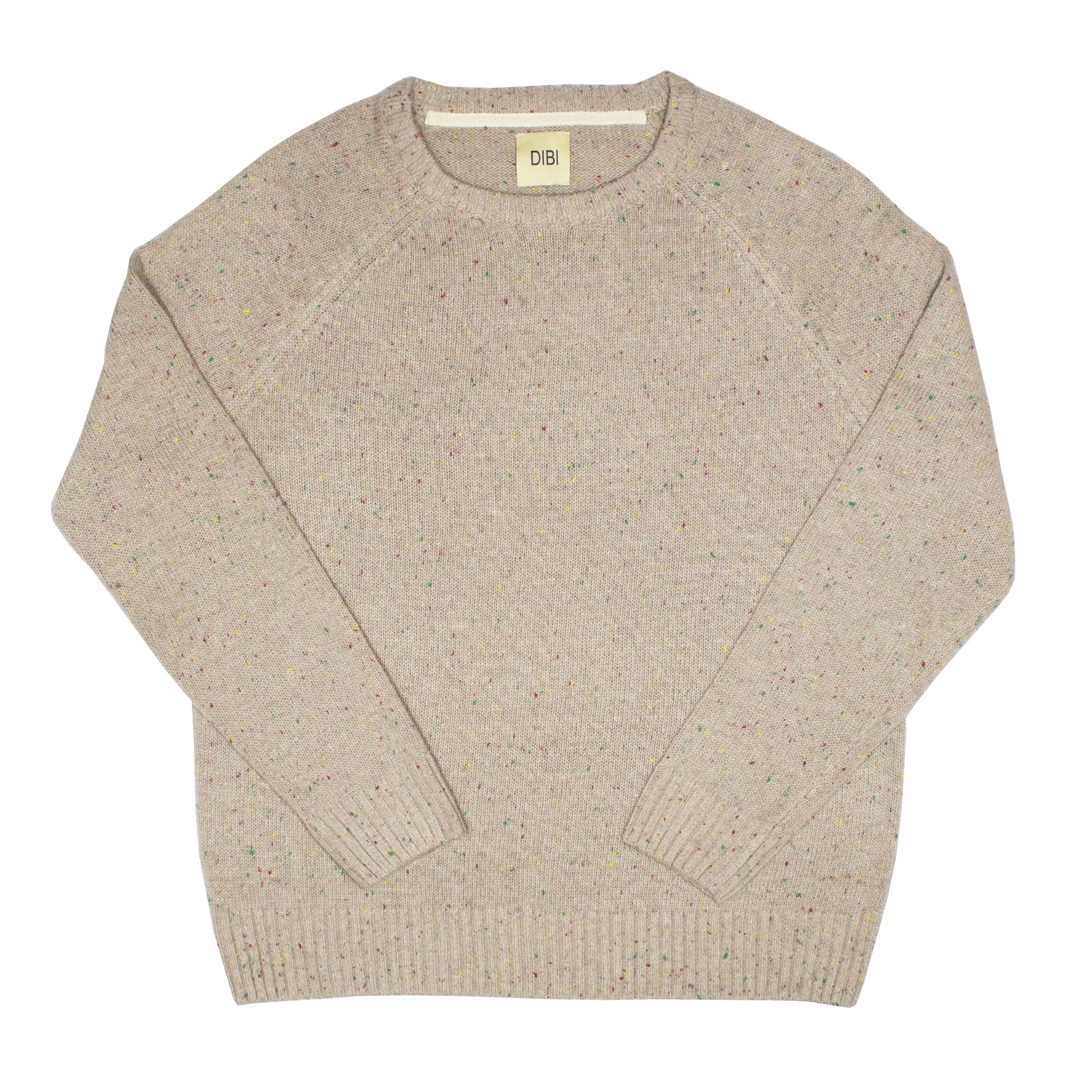 Oatmeal Donegal Crewneck Sweater