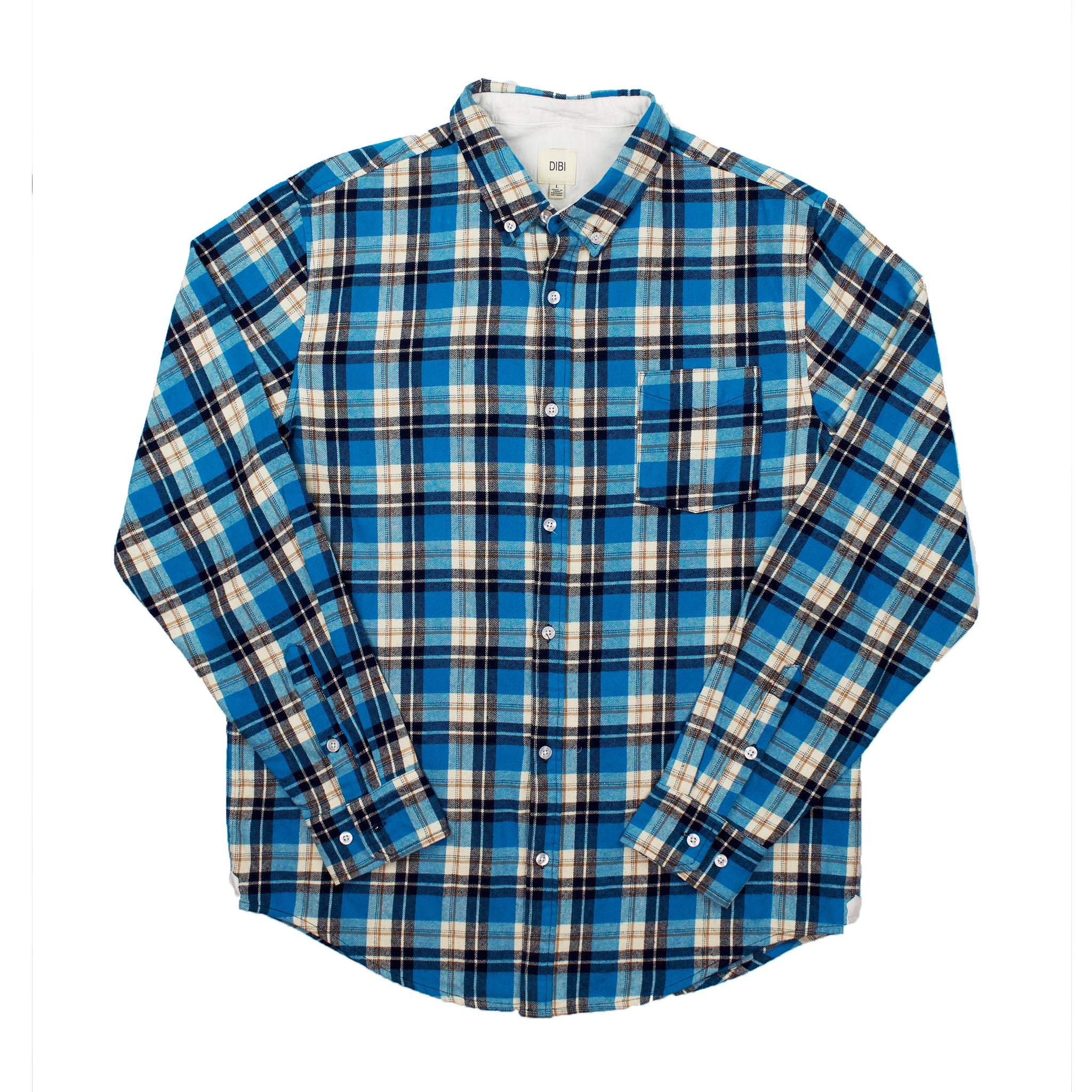 Aqua Plaid Flannel