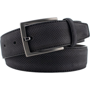 Black Sport Leather Belt