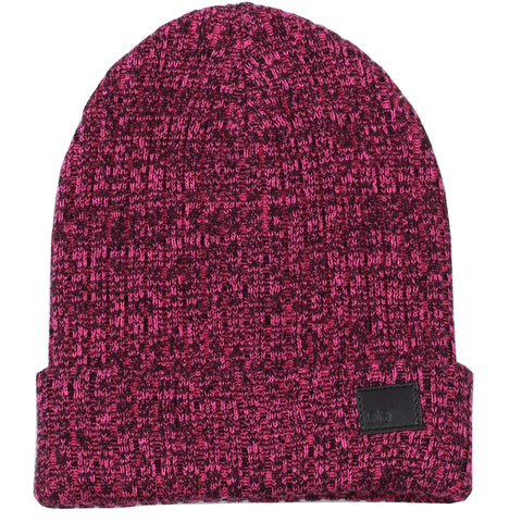 Black & Pink Cotton Beanie from DIBI