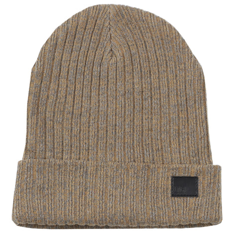 Brown & Charcoal Cotton Beanie from DIBI