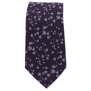 Purple & Lavender Floral Tie