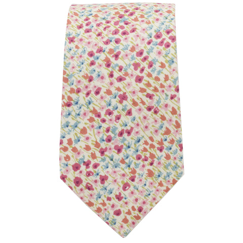 Pink Multi Floral Tie