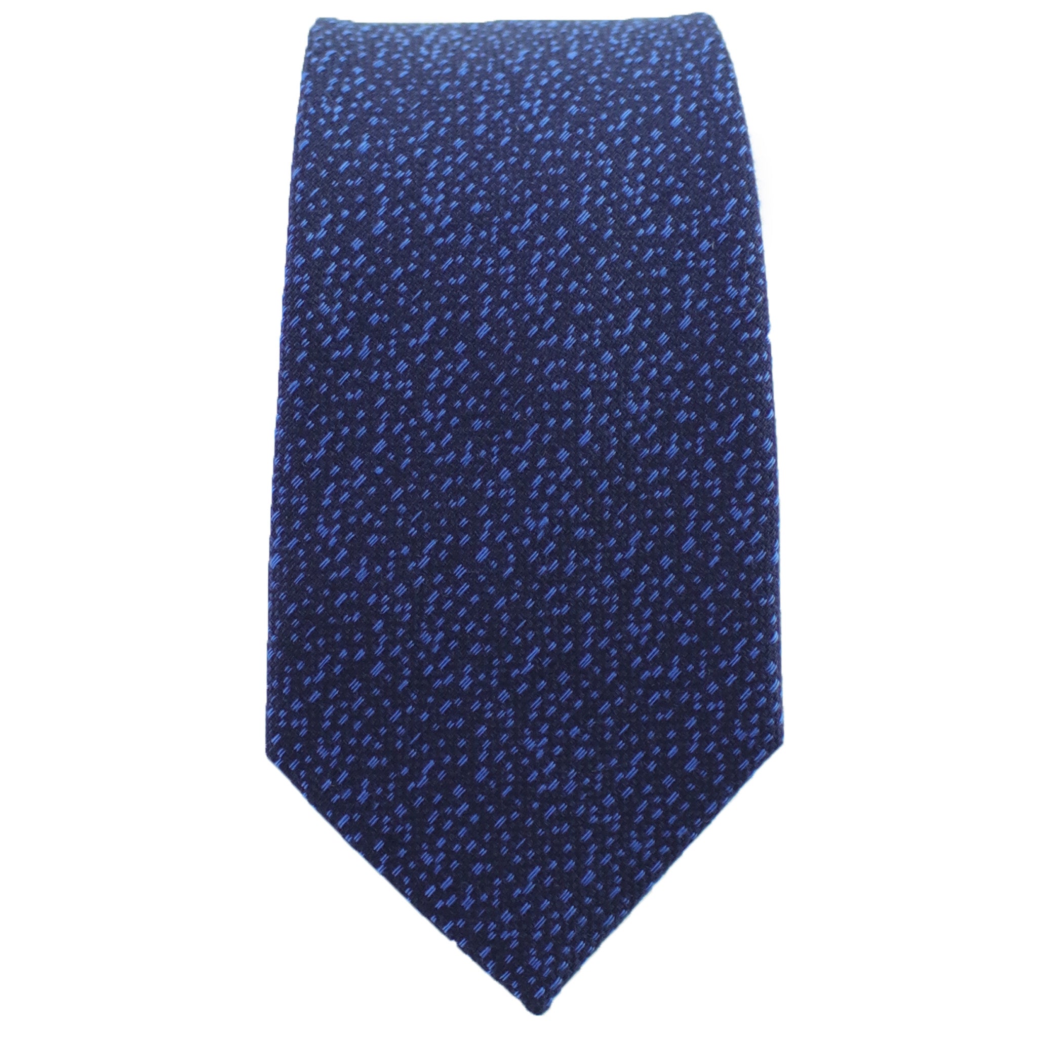 Navy & Sky Blue Heather Tie from DIBI