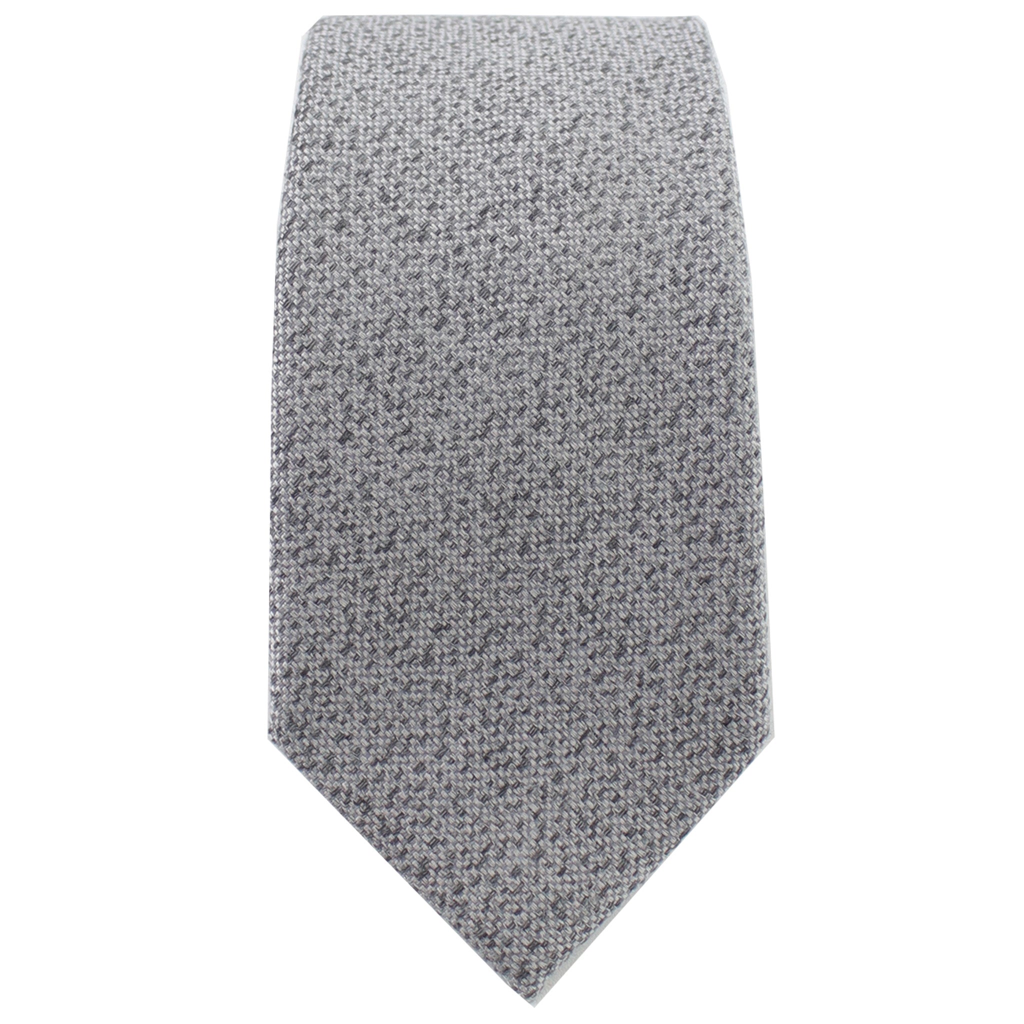Silver & Charcoal Heather Tie from DIBI