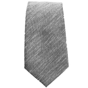 Grey Linen Tie