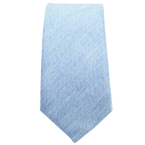 Light Blue Linen Tie