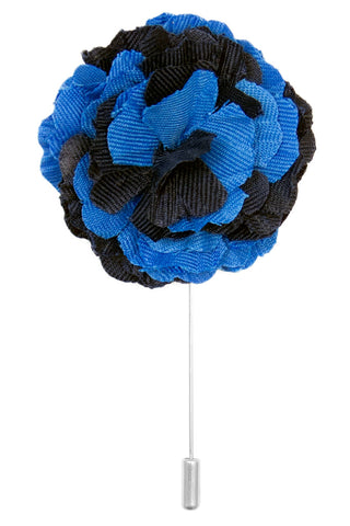 Royal Blue & Navy Blue Lapel Pin