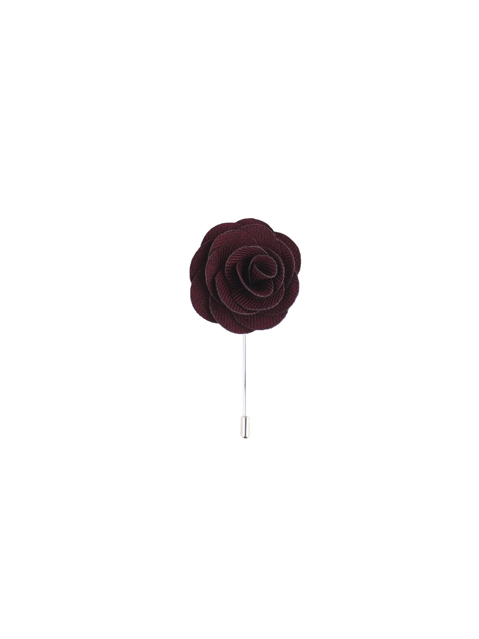 Cotton Burgundy Lapel Pin from DIBI