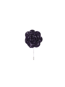 Purple & Lavender Floral Lapel Pin