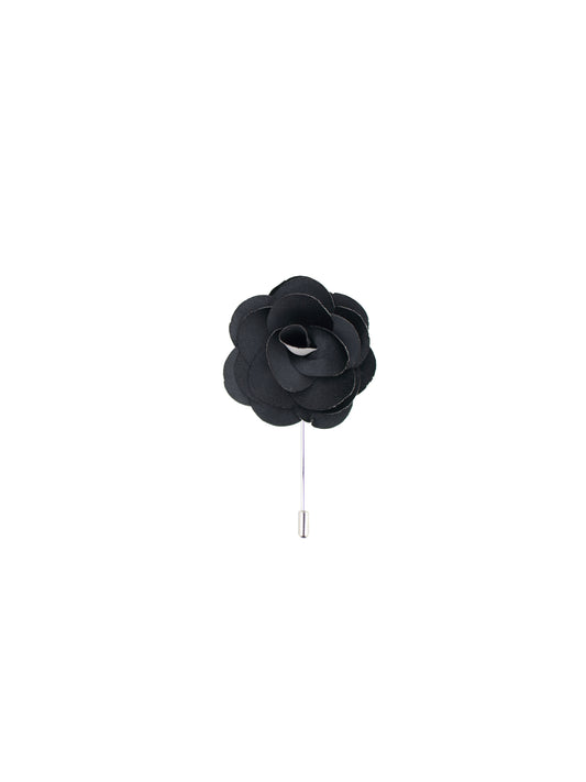 Charcoal Satin Lapel Pin
