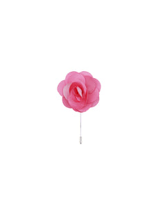 Pink Satin Lapel Pin