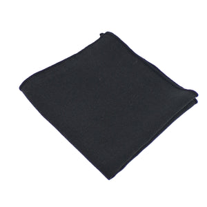 Burlap Black Pocket Square from DIBI