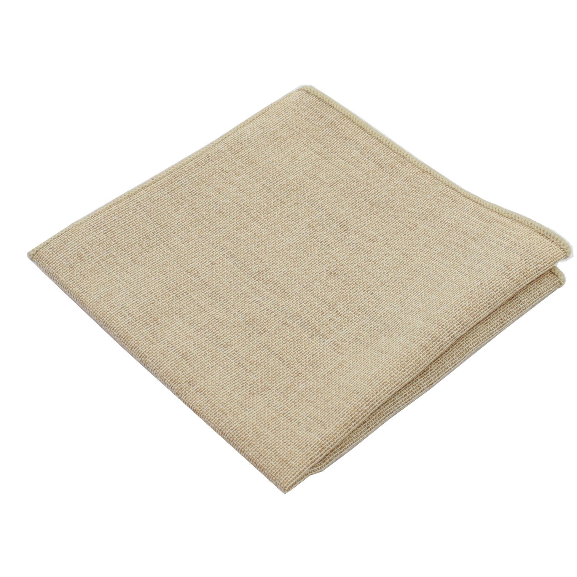 Burlap Sand Pocket Square from DIBI
