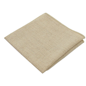 Burlap Sand Pocket Square from DIBI