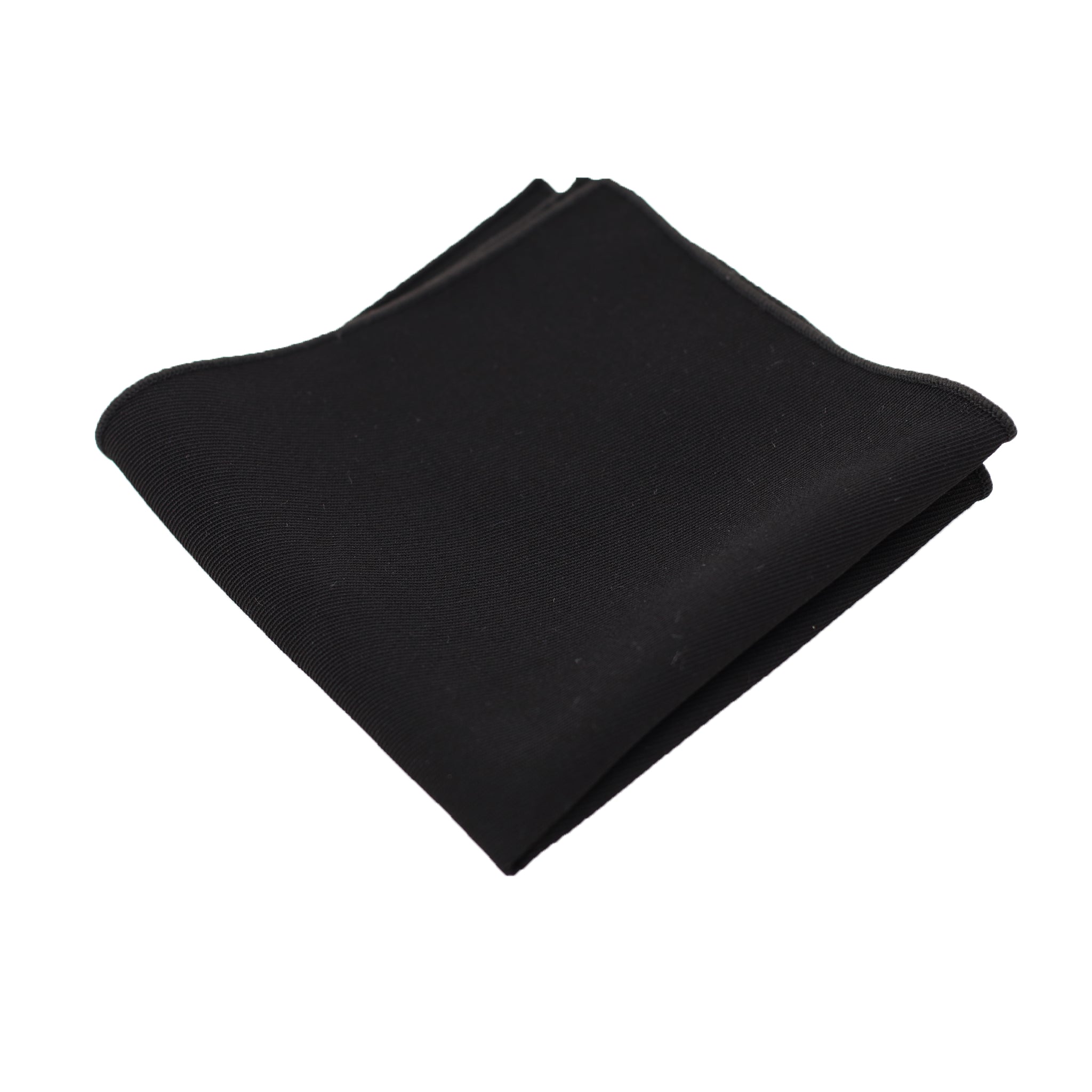 Black Textured Pocket Square