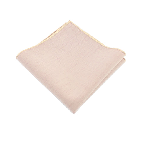 Cotton Mauve Pocket Square from DIBI