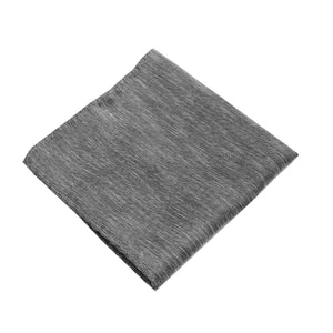 Grey Linen Pocket Square