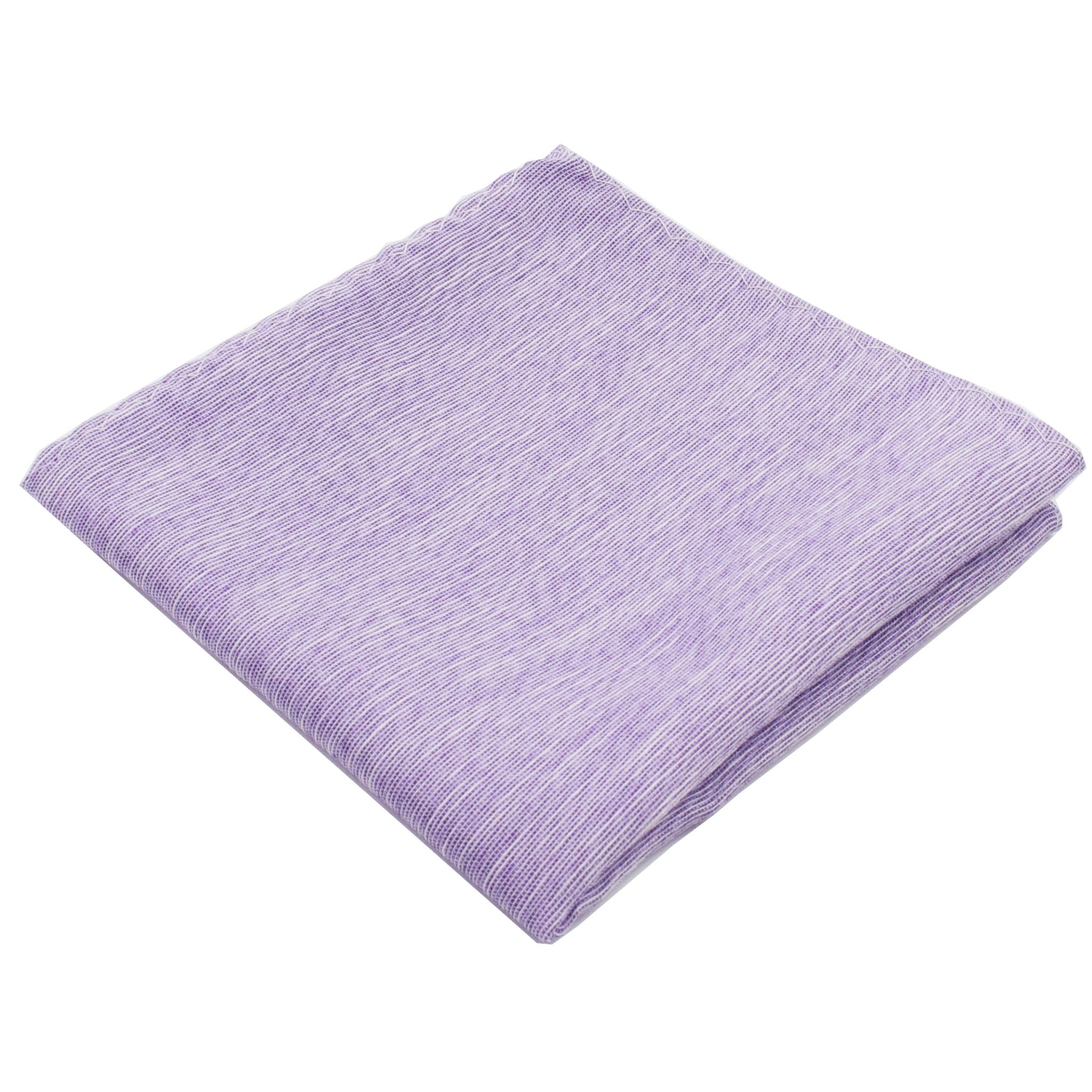 Light Purple Linen Pocket Square from DIBI