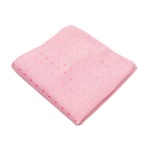 Pink & Pink Polkadot Pocket Square