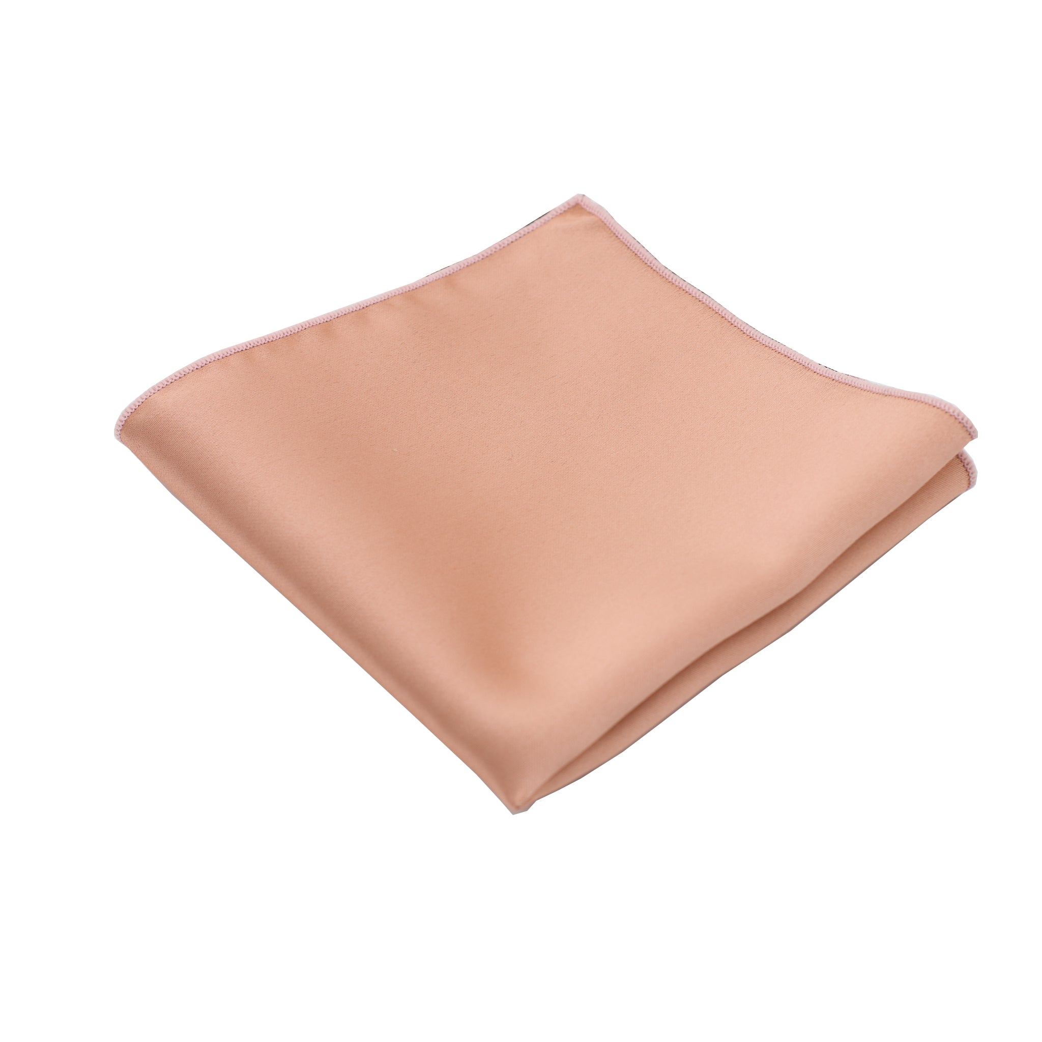 Dusty Rose Satin Pocket Square