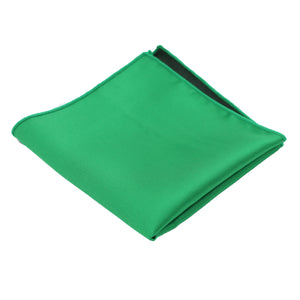 Emerald Green Satin Pocket Square