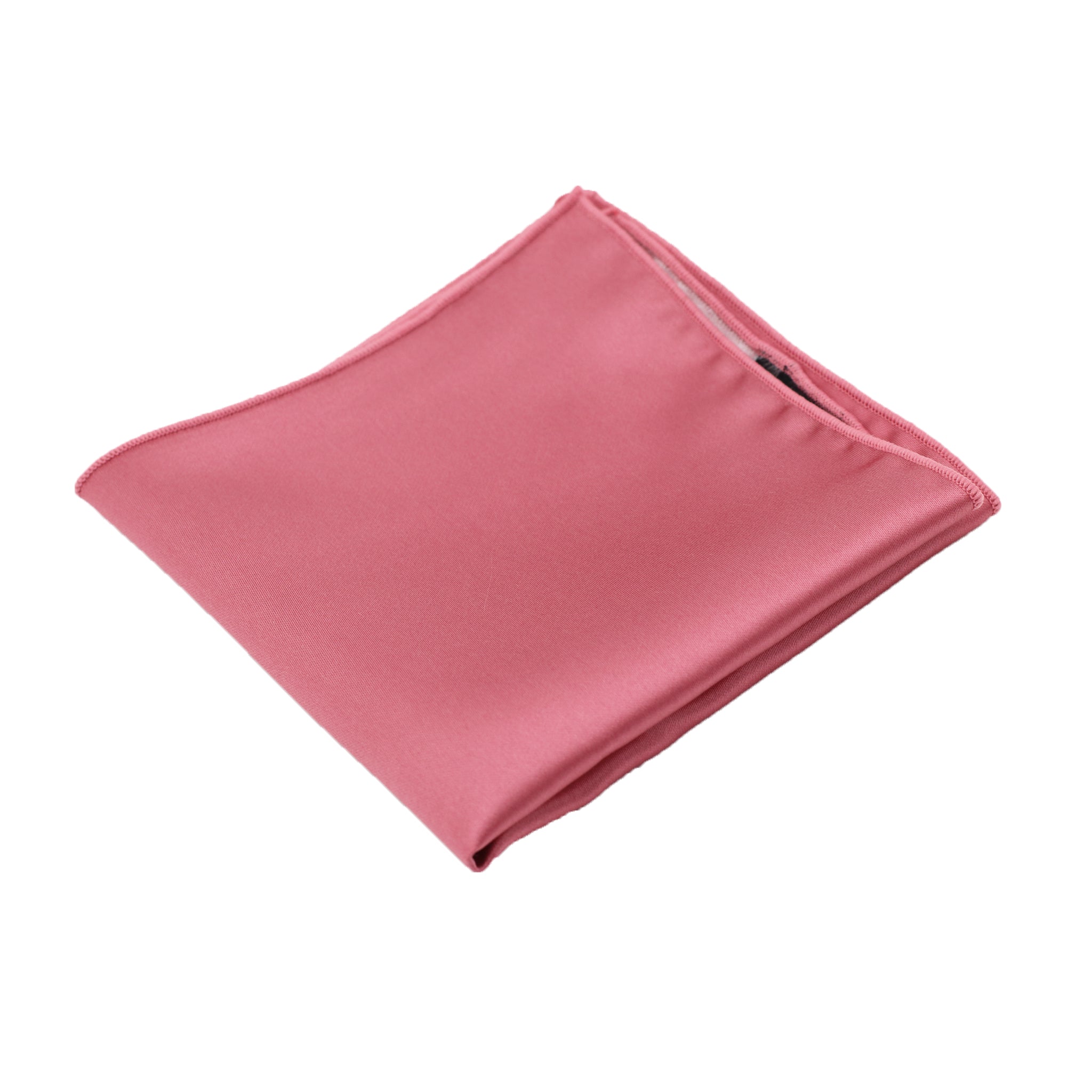 Old Rose Satin Pocket Square